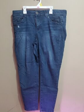 Democracy Women’s Dark Blue Stretch Skinny Jeans Size 12